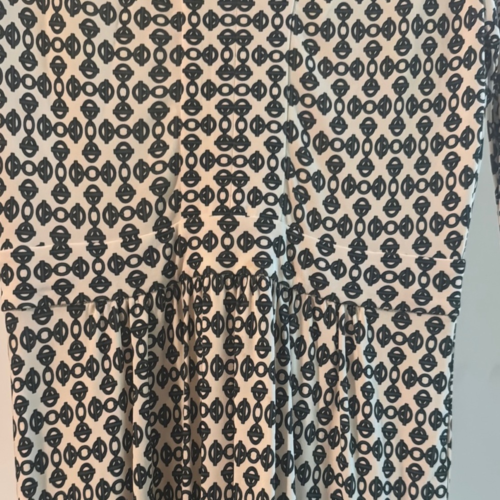 Tory Burch Patterned Long Sleeve Dress - Picture 8 of 9
